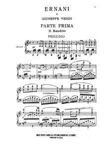 Эрнани: Аранжировка для солистов, хора и фортепиано by Джузеппе Верди