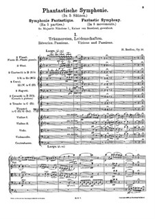 Фантастическая симфония, H.48 Op.14: Партитура by Гектор Берлиоз