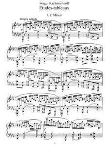 Этюды-картины, Op.39: Для фортепиано by Сергей Рахманинов