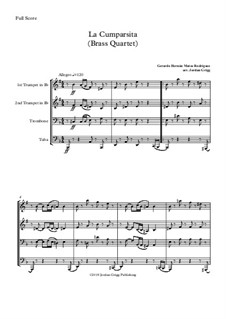La Cumparsita: Для квартета медных духовых by Gerardo Hernan Matos Rodriguez