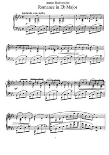 Петербургские вечера, Op.44: No.1 Романс by Антон Рубинштейн