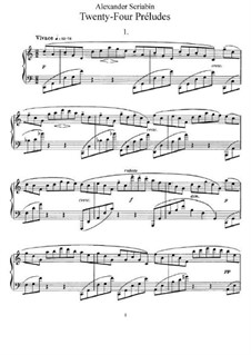 Двадцать четыре прелюдии, Op.11: Сборник by Александр Скрябин
