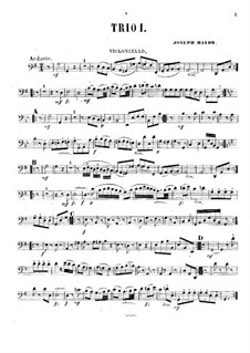 Фортепианные трио (Сборник), Hob.XV: No.1-12 – Партия виолончели by Йозеф Гайдн