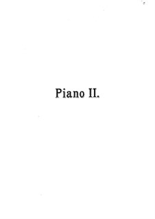 Девять вариаций, Финал и Фуга, Op.28: Партия II фортепиано by Владислав Францевич Алоиз