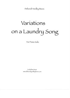 Variations on a Laundry Song: Variations on a Laundry Song by Deborah Yardley Beers