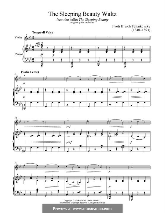 Вальс: Для скрипки и фортепиано by Петр Чайковский