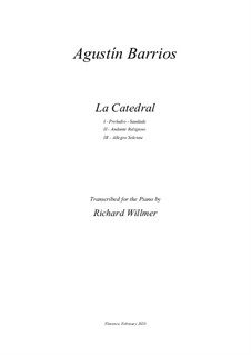 La catedral: Сборник, Op.18 by Agustín Pío Barrios Mangoré