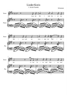 No.1 На чужбине: Для голоса и фортепиано by Роберт Шуман