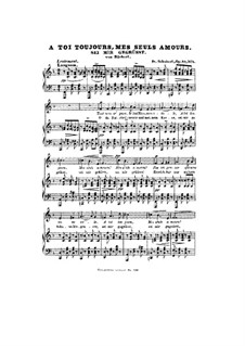 Sei mir gegrüsst (I Greet You), D.741 Op.20 No.1: Клавир с вокальной партией by Франц Шуберт