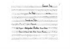 Концерт для альта с оркестром си-бемоль мажор (Незаконченный), BI 555: Сольная партия by Алессандро Ролла