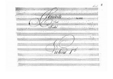 Концерт для альта с оркестром си-бемоль мажор (Незаконченный), BI 555: Скрипка I by Алессандро Ролла