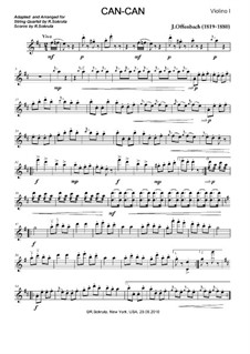 Канкан: Для струнного квартета by Жак Оффенбах