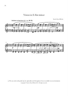 Venturing Beyond: Vision in E flat minor by Nicole DiPaolo