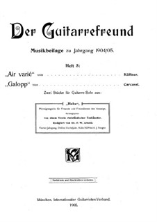 Air varié for Guitar: Air varié for Guitar by Йозеф Кюффнер