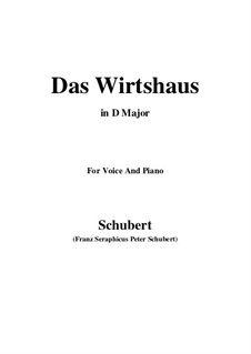 No.21 Постоялый двор: Для голоса и фортепиано (D Major) by Франц Шуберт