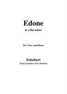 Edone, D.445: A flat minor by Франц Шуберт