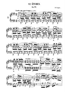 No.3 ми мажор: Для фортепиано (с аппликатурой) by Фредерик Шопен