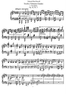 Двенадцать виртуозных этюдов, Op.46: Сборник by Эдвард Макдоуэлл