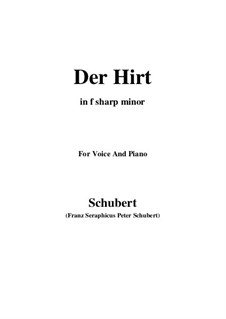 Der Hirt (The Shepherd), D.490: F sharp minor by Франц Шуберт