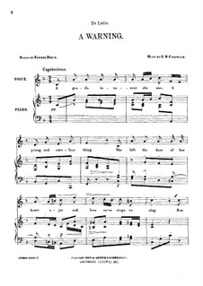 A Warning: A Warning by Джордж Уайтфилд Чедуик