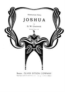 Joshua. Humorous Song: Joshua. Humorous Song by Джордж Уайтфилд Чедуик