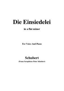 Die Einsiedelei (The Hermitage), D.563: A flat minor by Франц Шуберт