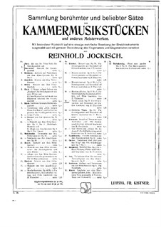 Благородные вальсы для фортепиано, D.969 Op.77: Переложение для струнных by Франц Шуберт