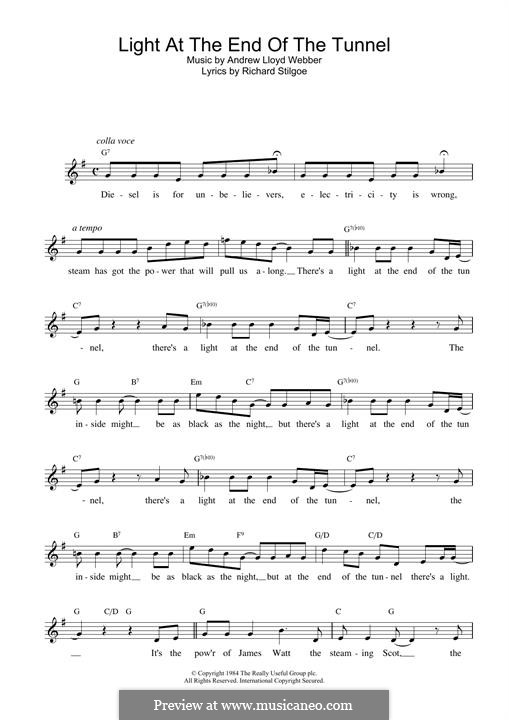 Light at the End of the Tunnel: Мелодия by Andrew Lloyd Webber