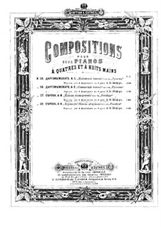 Рогнеда: Пляска скоморохов. Переложение для двух фортепиано в восемь рук – Партии первого фортепиано by Александр Серов