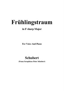 No.11 Весенний сон: For voice and piano (F sharp Major) by Франц Шуберт