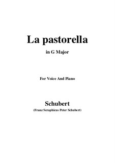 La Pastorella, D.513: G Major by Франц Шуберт