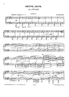 Маленькая сюита: Для двух фортепиано в четыре руки – Партия второго фортепиано by Александр Бородин