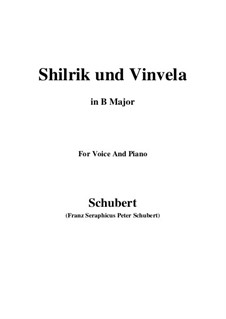 Shilrik und Vinvela (Shilric and Vinvela), D.293: B Major by Франц Шуберт