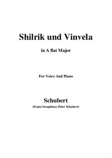 Shilrik und Vinvela (Shilric and Vinvela), D.293: A flat Major by Франц Шуберт