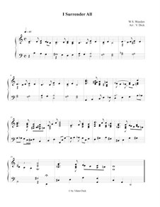 Всё Иисусу отдаю я: Для фортепиано by Winfield Scott Weeden