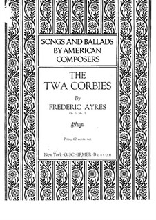 Две песни для голоса и фортепиано, Op.5: Две песни для голоса и фортепиано by Frederic Ayres