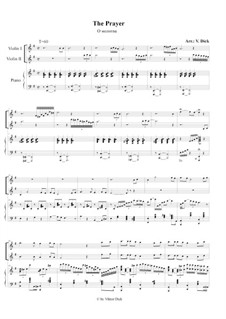 «Романс-молитва»: ноты для фортепиано