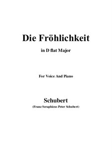 Die Fröhlichkeit, D.262: До мажор by Франц Шуберт
