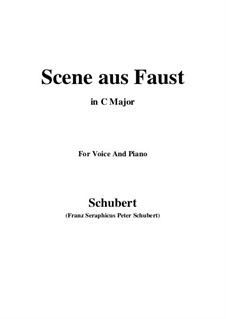 Сцена из 'Фауста', D.126: До мажор by Франц Шуберт
