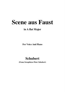 Сцена из 'Фауста', D.126: A flat Major by Франц Шуберт