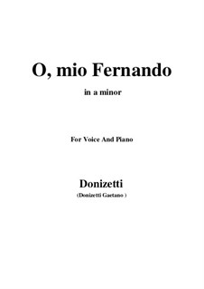 Фаворитка: O, mio Fernando (a minor) by Гаэтано Доницетти