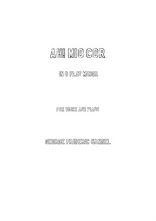 Альцина, HWV 34: Ah! mio cor, schernito sei (b flat minor) by Георг Фридрих Гендель