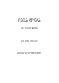 Cara Sposa: F sharp minor by Георг Фридрих Гендель