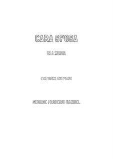 Cara Sposa: A minor by Георг Фридрих Гендель