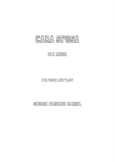 Cara Sposa: E minor by Георг Фридрих Гендель