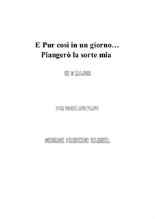 Юлий Цезарь в Египте, HWV 17: Piangerò la sorte mia (G Major) by Георг Фридрих Гендель
