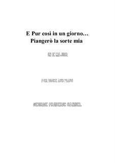 Юлий Цезарь в Египте, HWV 17: Piangerò la sorte mia (E Major) by Георг Фридрих Гендель