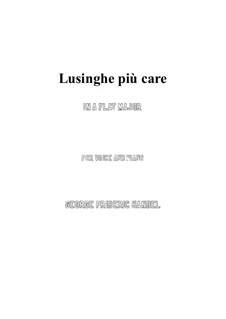 Александр Великий, HWV 21: Lusinghe piu cara (A flat Major) by Георг Фридрих Гендель