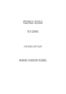 Radamisto, HWV12a: Ombra cara (c minor) by Георг Фридрих Гендель