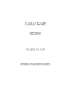 Radamisto, HWV12a: Ombra cara (e minor) by Георг Фридрих Гендель